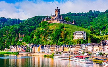 Old Town Cochem and the Reichsburg Castle